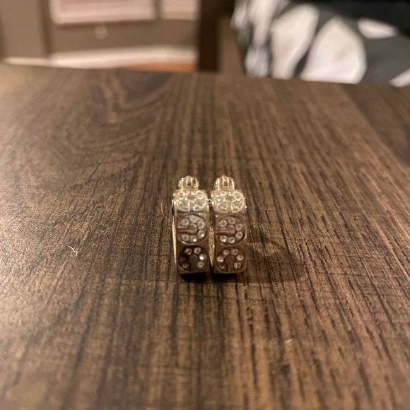 COACH Signature Heart earrings - Picture 2 of 2